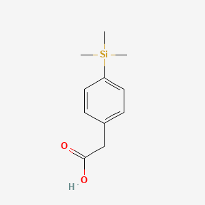 [4-(Trimethylsilyl)phenyl]acetic acid