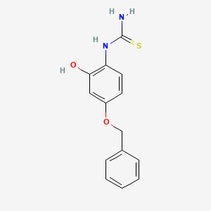 [4-(benzyloxy)-2-hydroxyphenyl]thiourea