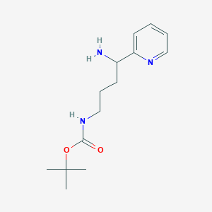 (4-Amino-4-pyridin-2-yl-butyl)-carbamic acid tert-butyl ester