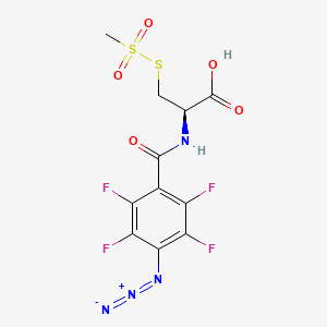 4-Azido-2,3,5,6-tetrafluorobenzamido-L-cysteine Methanethiosulfonate