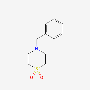 4-Benzylthiomorpholine 1,1-dioxide