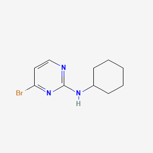 (4-Bromopyrimidin-2-yl)cyclohexylamine