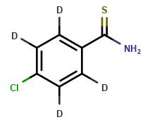 4-Chlorothiobenzamide-2,3,5,6-d4