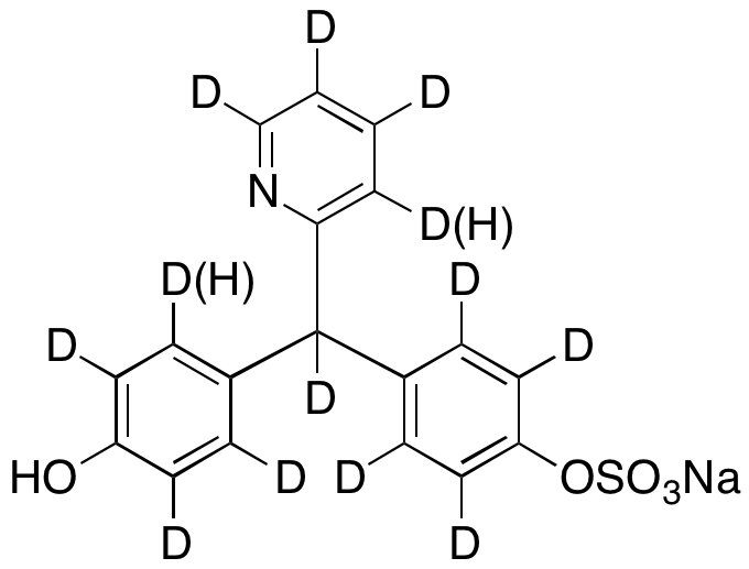 4-Desulfo-4-hydroxy Picosulfate Monosodium Salt-D13 (mixture of D12/D13)