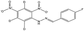 4-Fluorobenzaldehyde 2,4-Dinitrophenylhydrazone-3,5,6-d3