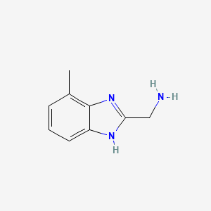 (4-Methyl-1H-benzimidazol-2-yl)methylaminehydrochloride