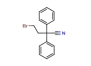 4-bromo-2,2 Diphenyl butyronitrile
