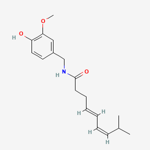 (4E,6E)-N-(4-Hydroxy-3-methoxybenzyl)-8-methylnona-4,6-dienamide