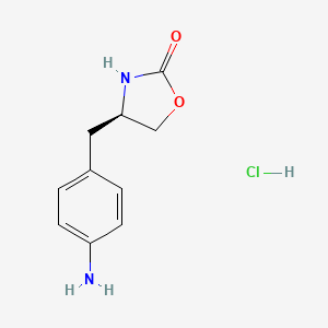 (4R)-4-[(4-Aminophenyl)methyl]-2-oxazolidinone Monohydrochloride