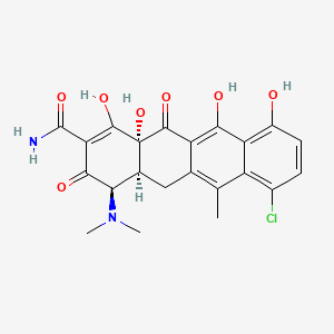 (4R,4aS,12aS)-7-chloro-4-(dimethylamino)-3,10,12,12a-tetrahydroxy-6-methyl-1,11-dioxo-1,4,4a,5,11,12a-hexahydrotetracene-2-carboxamide