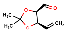(4R,5R)-2,2-dimethyl-5-vinyl-1,3-dioxolane-4-carbaldehyde