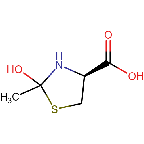 (4S)-2-Hydroxy-2-methyl-4-thiazolidinecarboxylic Acid