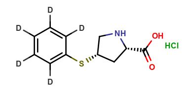 (4S)-4-(Phenylthio)-L-proline-d5 Hydrochloride
