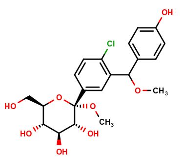 (4S)-4-Hydroxyphenylmethoxy-2-methoxy Empagliflozin