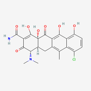 (4S,4aS,12aS)-7-chloro-4-(dimethylamino)-3,10,12,12a-tetrahydroxy-6-methyl-1,11-dioxo-1,4,4a,5,11,12a-hexahydrotetracene-2-carboxamide