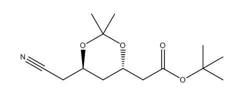 (4S,6R)-6-(Cyanomethyl)-2,2-dimethyl-1,3-dioxane-4-acetic Acid tert-Butyl Ester