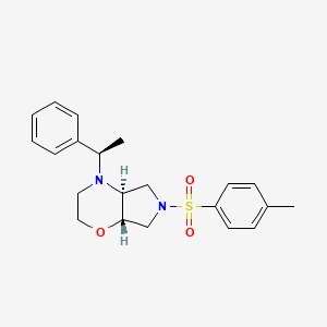 (4aS,7aS)-4-((R)-1-phenylethyl)-6-tosyloctahydropyrrolo[3,4-b][1,4]oxazine
