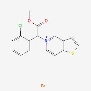 5-[1-(2-Chlorophenyl)-2-methoxy-2-oxoethyl]thieno[3,2-c]pyridinium Bromide  
