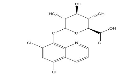 5,7-Dichloro-8-quinolinol Glucuronide