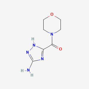 (5-Amino-1H-1,2,4-triazol-3-yl)(morpholino)methanone