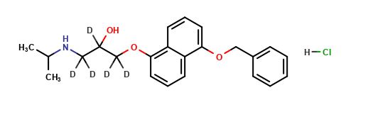 5-Benzyloxy Propranolol-d5 Hydrochloride	