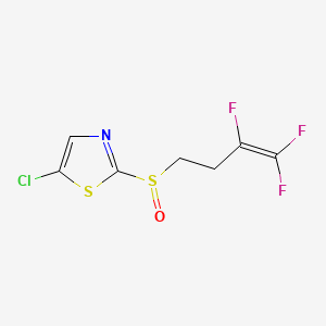 5-Chloro-2-[(3,4,4-trifluoro-3-butenyl)sulfinyl]thiazole