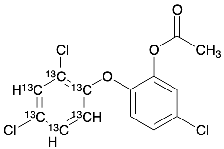 5-Chloro-2-(2,4-dichlorophenoxy)-phenol-13C6 1-Acetate