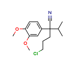 5-Chloro-2-(3,4-dimethoxyphenyl)-2-isopropylvaleronitrile