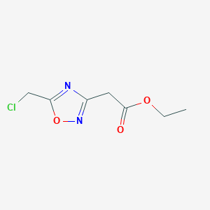(5-Chloromethyl-[1,2,4]oxadiazol-3-yl)-acetic acid ethyl ester