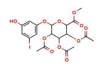 5-Iodoresorcinol-2',3',4'-tri-O-acetyl-β-D-glucuronide Methyl Ester