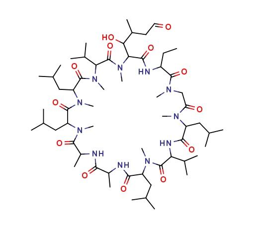 6-[(3R,4R)-3-(Acetyloxy)-N,4-dimethyl-6-oxo-L-norleucine] Cyclosporine A