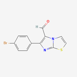 6-(4-Bromophenyl)imidazo[2,1-b][1,3]thiazole-5-carbaldehyde