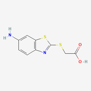 (6-Amino-benzothiazol-2-ylsulfanyl)-acetic acid
