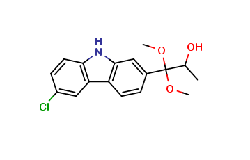 6-Chloro-β,-β-dimethoxy-α-methyl-9H-carbazole-2-ethanol