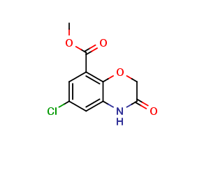 6-Chloro-3,4-dihydro-3-oxo-2H-1,4-benzoxazine-8-carboxylic Acid Methyl Ester
