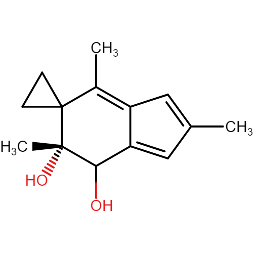 (6'R)-2',4',6'-Trimethyl-6',7'-dihydrospiro[cyclopropane-1,5'-indene]-6',7'-diol
