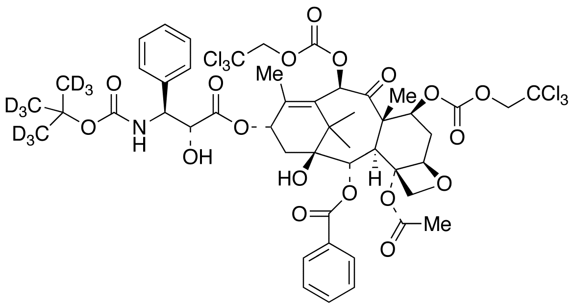 7,10-O-Bis{[(2,2,2,-trichloroethyl)oxy]carbonyl} Docetaxel-d9