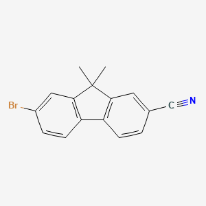 7-bromo-9,9-dimethyl-9H-Fluorene-2-carbonitrile