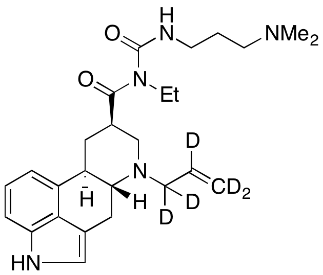 (8�)-N-[[[3-(Dimethylamino)propyl]amino]carbonyl]-N-ethyl-6-(2-propen-1-yl)-ergoline-8-carboxamide-d5
