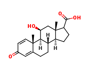 (8S,9S,10R,11S,13S,14S)-11-hydroxy-10,13-dimethyl-3-oxo-6,7,8,9,10,11,12,13,14,15,16,17-dodecahydro-3H-cyclopenta[a]phenanthrene-17-carboxylic acid