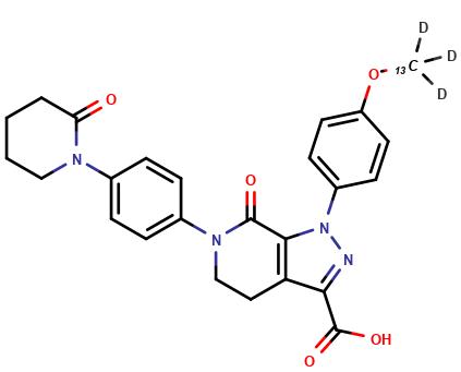 Apixaban Acid-13C,D3