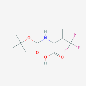 Boc-4,4,4-trifluoro-DL-valine