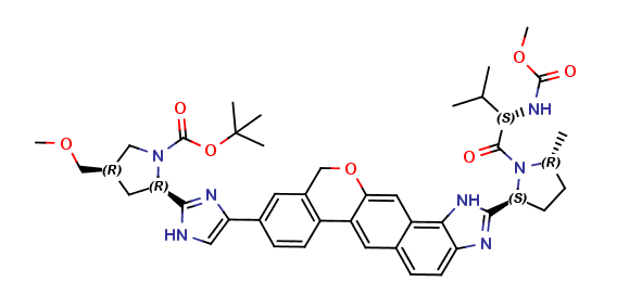 Boc Velpatasvir R, R, R Isomer (Imidazole, Methoxy Methyl and Methyl)