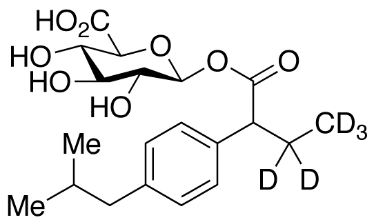 Butibufen-d5 Acyl-β-D-glucuronide (Mixture of Diastereomers)