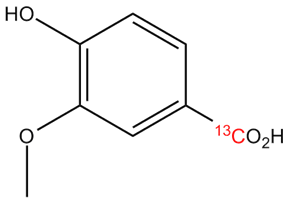 [Carboxy-13C]-4-Hydroxy-3-methoxybenzoic acid