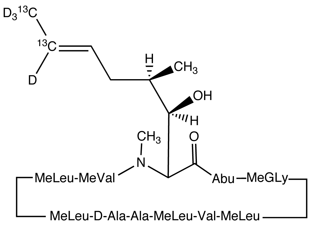 Cyclosporin A-13C2,d4 (Major)