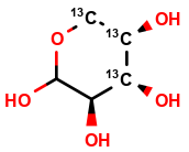 D-[3,4,5-13C3]ribose