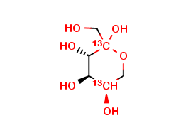 D-Fructose-2,5 13C2