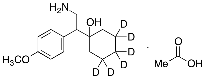 D,L-N,N-Didesmethyl Venlafaxine-d6 Acetic Acid Salt