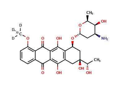 Daunorubicinol-13C,d3 (mixture of diastereomers)